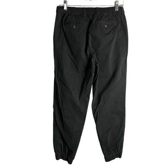 A Essentials Straight Fit Jogger Pants S Black Elastic Drawstring Pockets - Picture 6 of 8